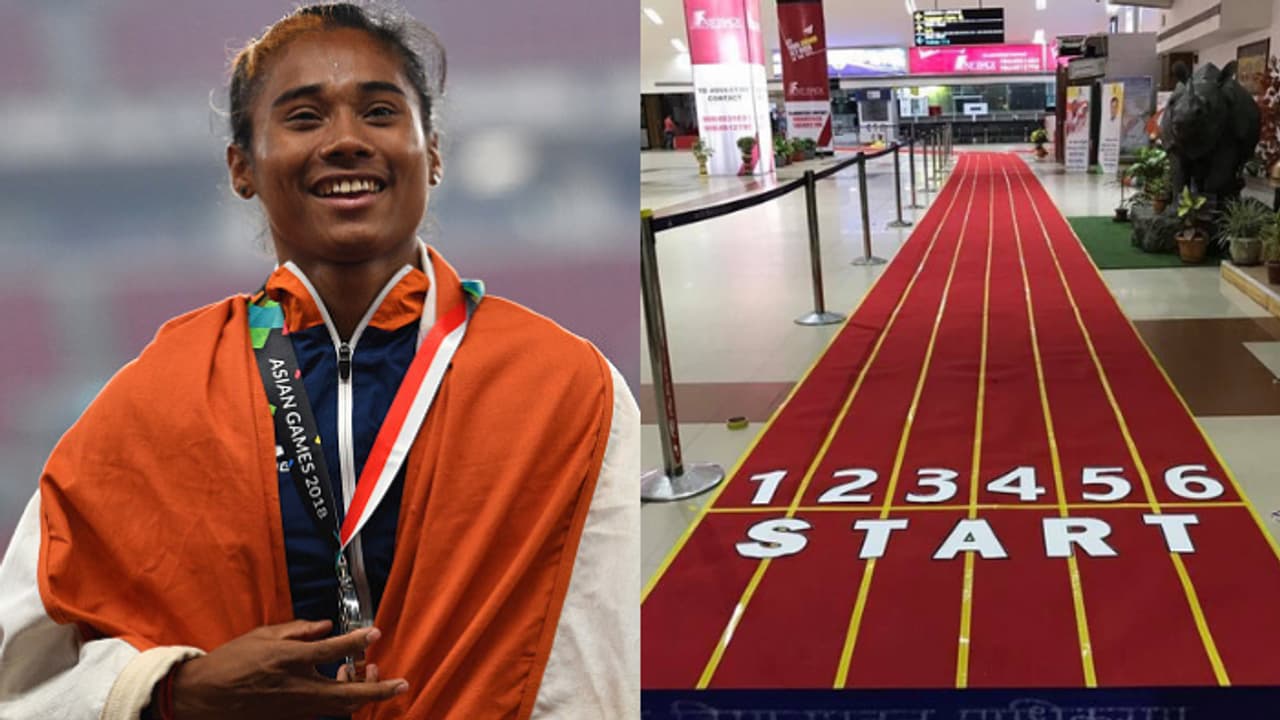 Asian Games star Hima Das set to receive unique welcome at Guwahati airport