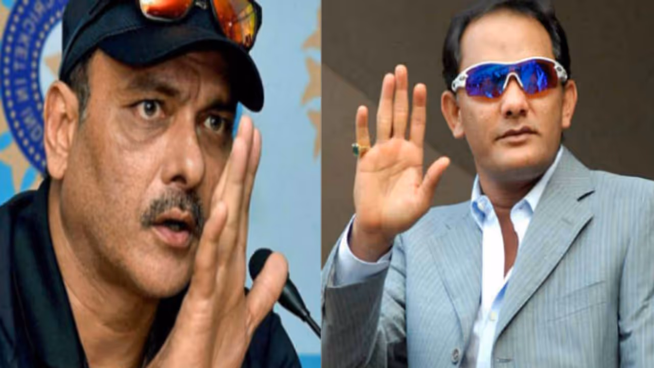 அசாரூதீன் போட்ட போட்டில் அந்தர் பல்டி அடித்த சாஸ்திரி!! அசாரூதீன் போட்ட போட்டில் அந்தர் பல்டி அடித்த சாஸ்திரி!!