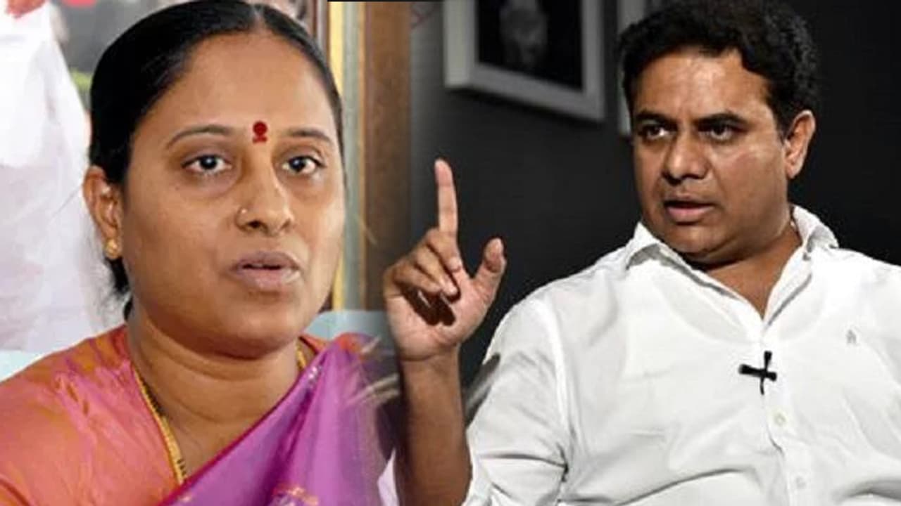 కేటీఆర్ మనసులో పెట్టుకొనే నాకు టిక్కెట్టు ఆపేశాడు: కొండా సురేఖ