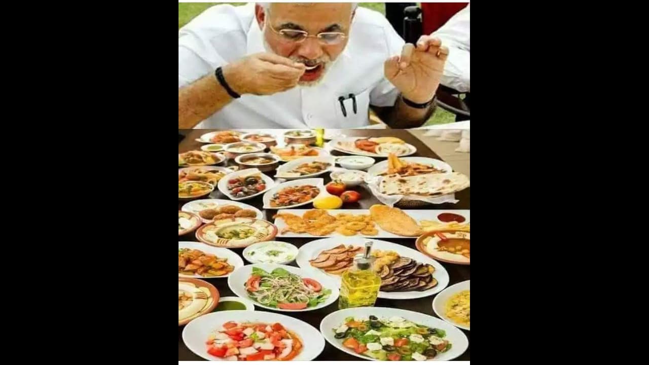 ಮೋದಿ ಊಟಕ್ಕೆ ಇಷ್ಟೆಲ್ಲಾ ಪದಾರ್ಥಗಳಿರಬೇಕಾ? ಮೋದಿ ಊಟಕ್ಕೆ ಇಷ್ಟೆಲ್ಲಾ ಪದಾರ್ಥಗಳಿರಬೇಕಾ?