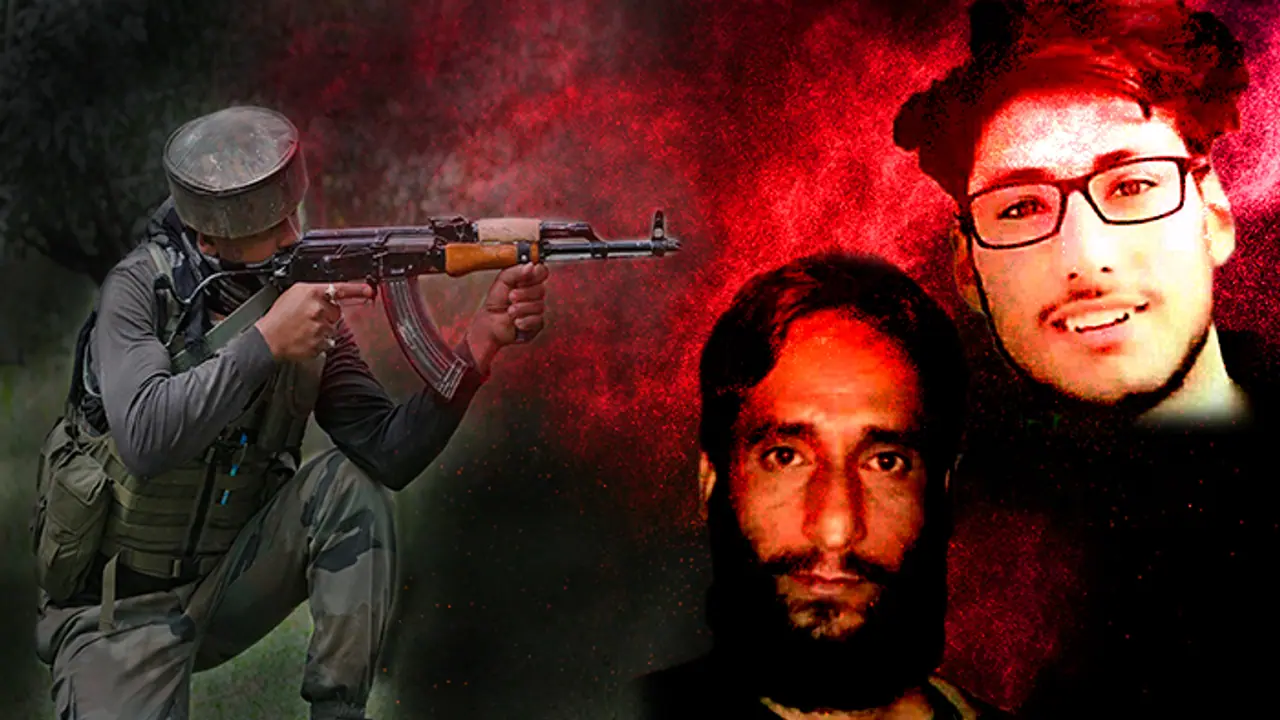 2 Kashmir based LeT terrorists gunned down in encounter; internet services snapped 2 Kashmir based LeT terrorists gunned down in encounter; internet services snapped