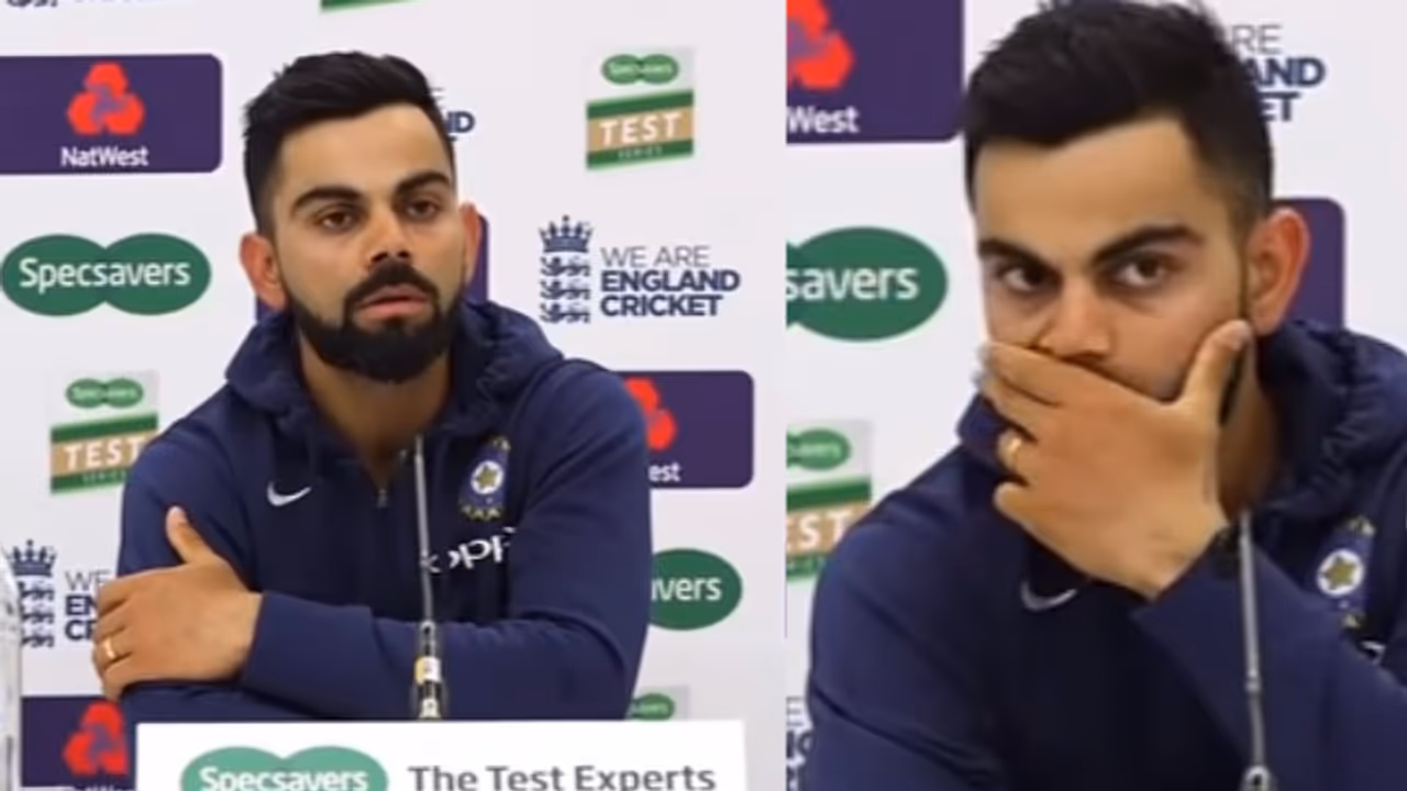 நாங்கதாங்க பெஸ்ட்.. செய்தியாளரிடம் கோபப்பட்ட கோலி!! என்ன பண்ணாருனு நீங்களே பாருங்க.. வீடியோ நாங்கதாங்க பெஸ்ட்.. செய்தியாளரிடம் கோபப்பட்ட கோலி!! என்ன பண்ணாருனு நீங்களே பாருங்க.. வீடியோ