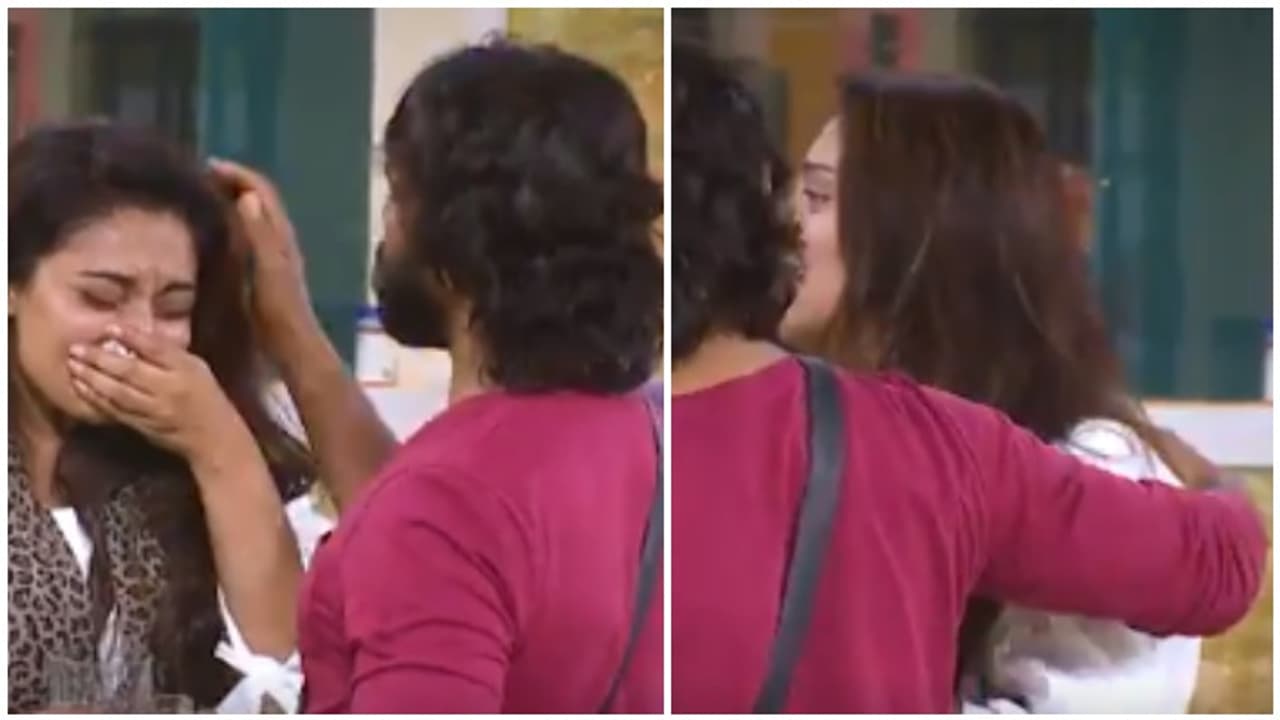 அசிங்கப்பட்டு கதறி அழுத மும்தாஜ்! கட்டிப்பிடி வைத்தியத்தை நாசுக்கா செஞ்ச சிநேகன்! அசிங்கப்பட்டு கதறி அழுத மும்தாஜ்! கட்டிப்பிடி வைத்தியத்தை நாசுக்கா செஞ்ச சிநேகன்!