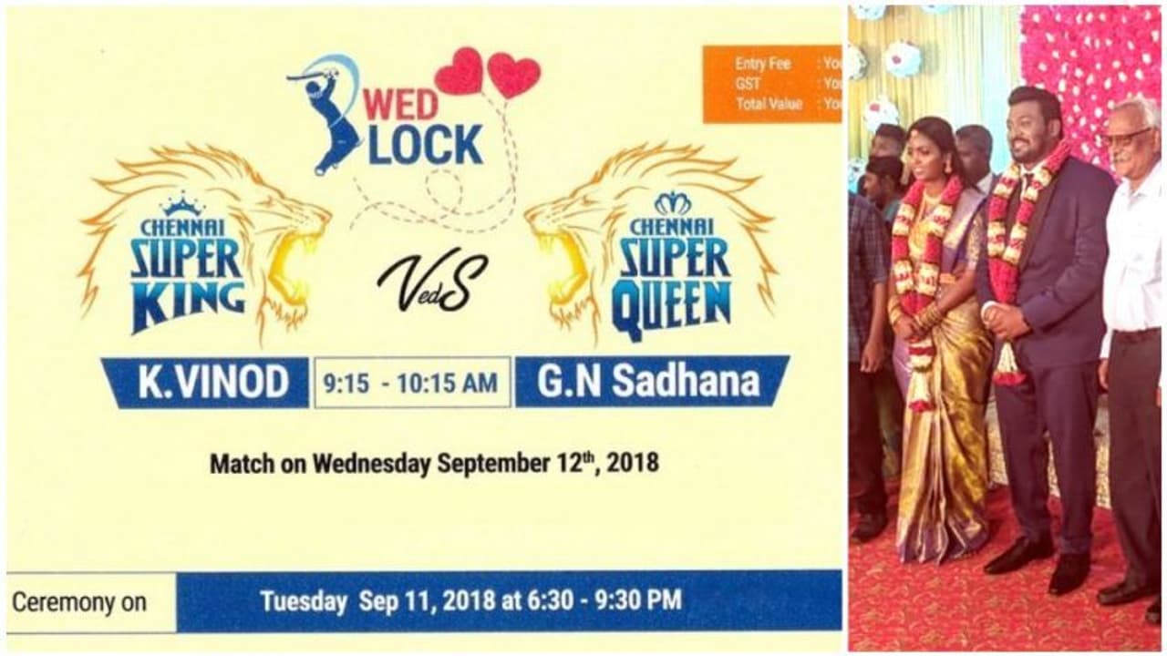 ಧೋನಿ, ಸಿಎಸ್ಕೆ ಮೇಲಿನ ಅಭಿಮಾನಕ್ಕೆ ಈ ಮಧುಮಗ ಮಾಡಿದ್ದೇನು ಗೊತ್ತಾ? ಧೋನಿ, ಸಿಎಸ್ಕೆ ಮೇಲಿನ ಅಭಿಮಾನಕ್ಕೆ ಈ ಮಧುಮಗ ಮಾಡಿದ್ದೇನು ಗೊತ್ತಾ?