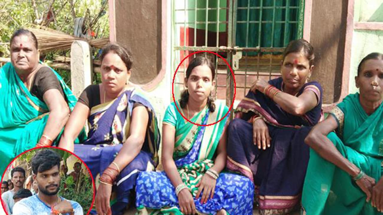 భర్త ఇంటి ముందు భార్య ఆందోళన భర్త ఇంటి ముందు భార్య ఆందోళన