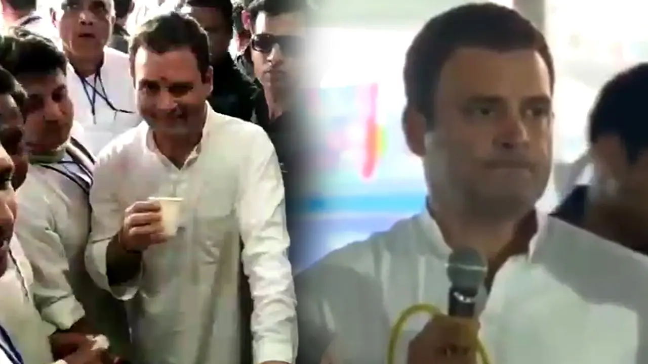Winking Rahul goes silent when asked about Mansarovar yatra experience