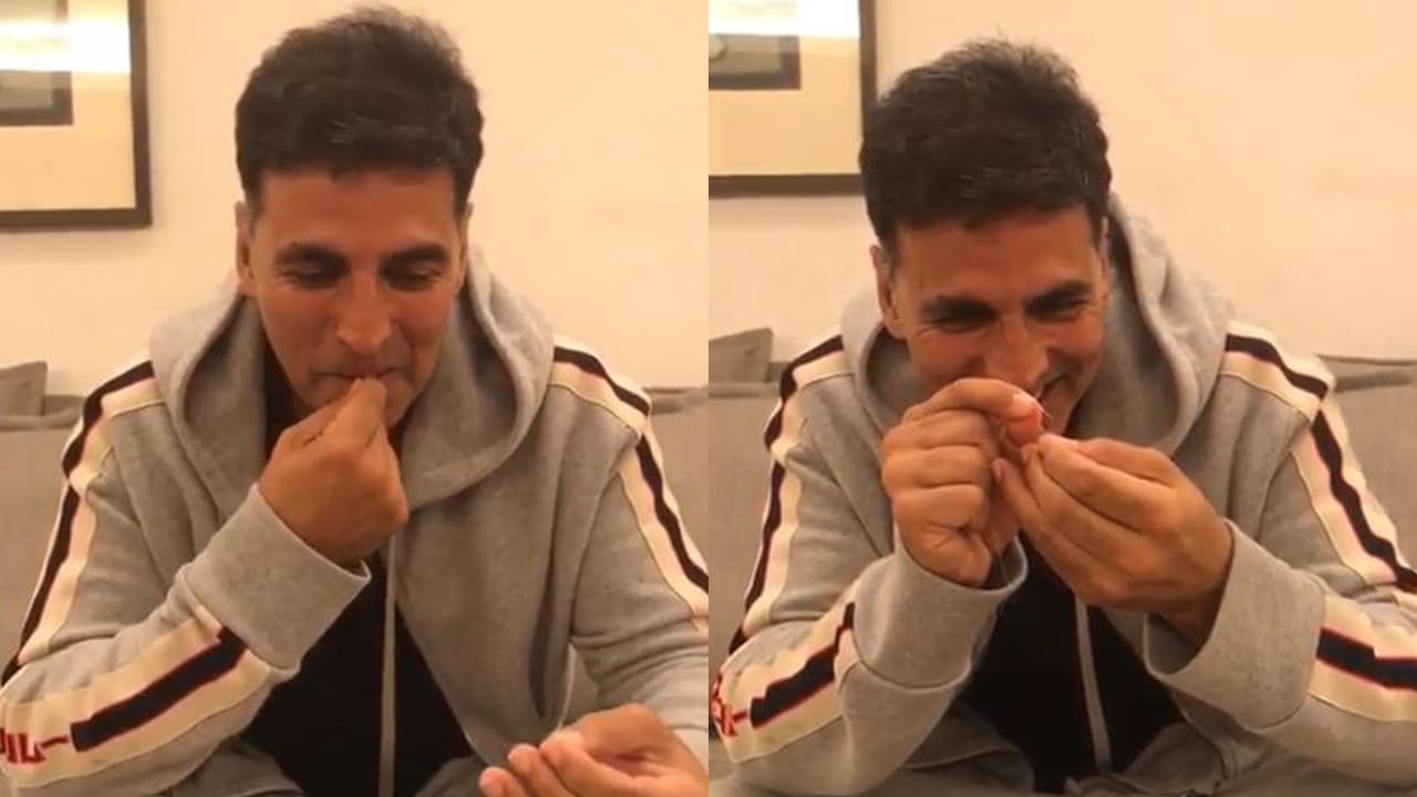 Sui Dhaaga challenge: Akshay Kumar makes several attempts, fails miserably; Shah Rukh Khan next in line