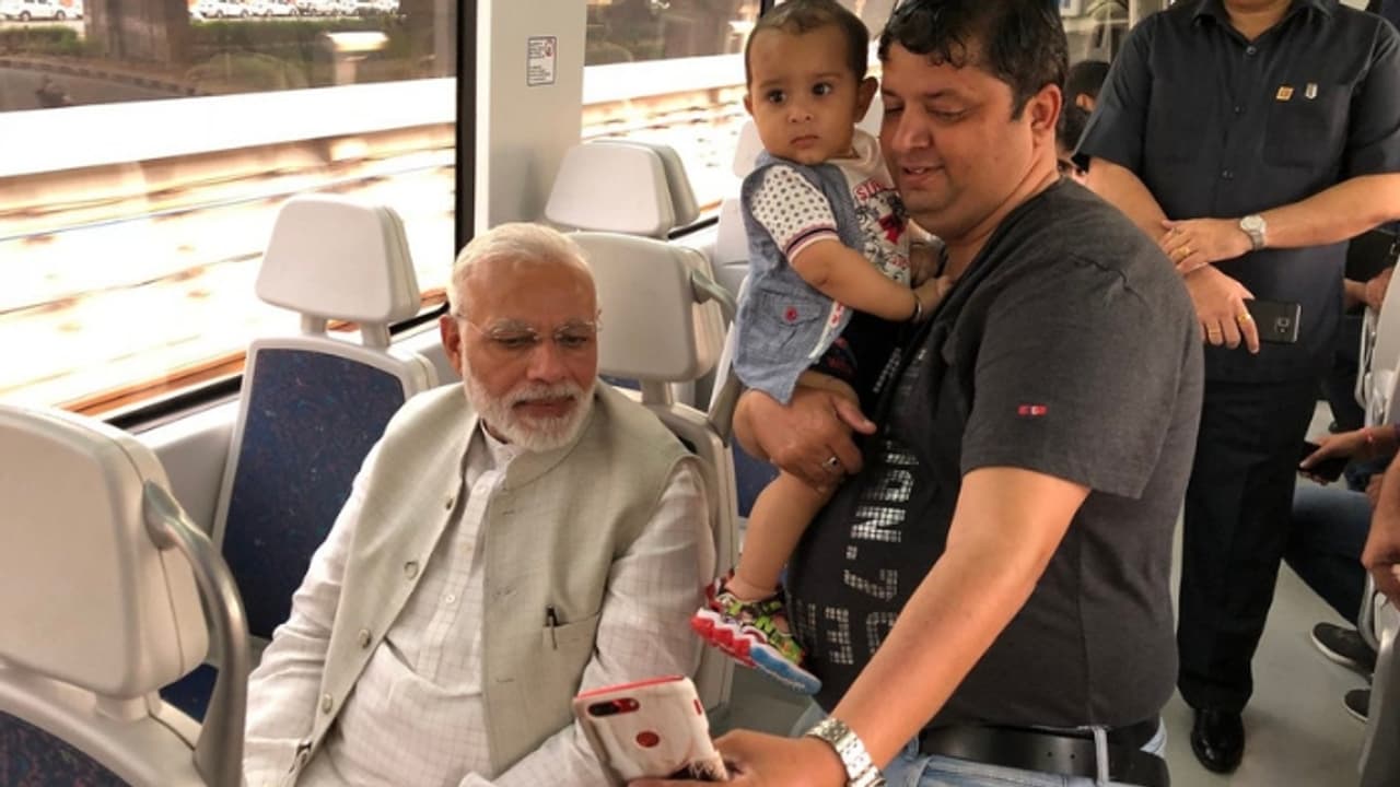 Smiles on Delhi Metro: PM Modi takes ride to avoid traffic jam convoy would cause
