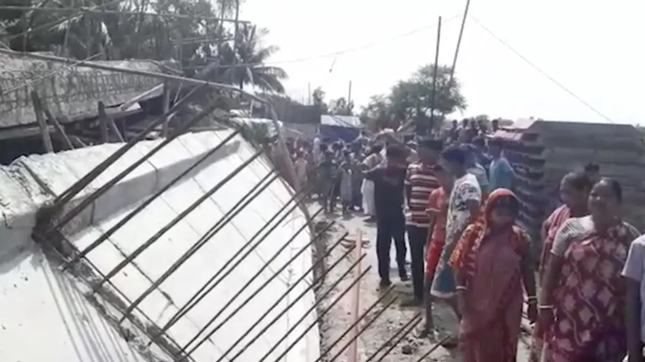 Bengal: Under construction bridge collapses in Kakdwip; third incident in state in September