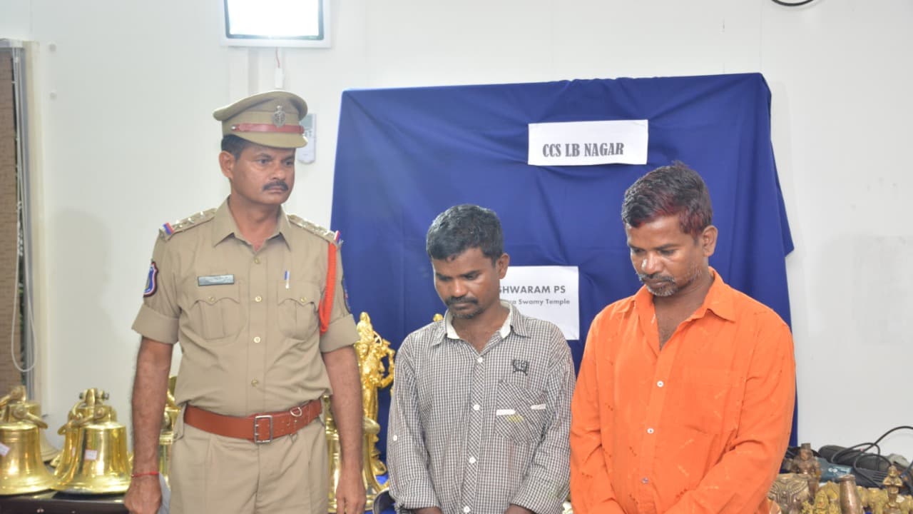 దేవుడి గుడికే కన్నం వేసి అడ్డంగా దొరికిన దొంగలు