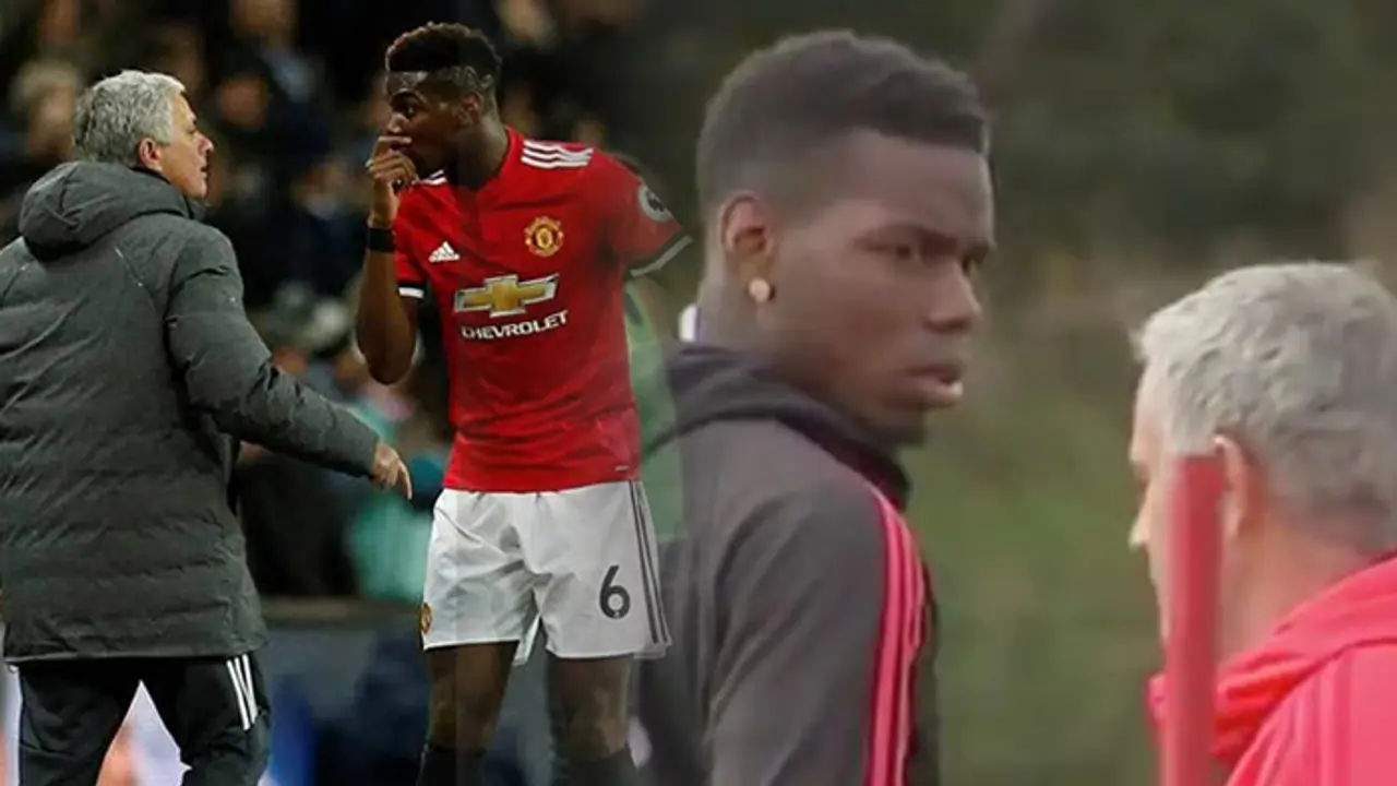 Caught on camera: Jose Mourinho and Paul Pogba argue during Manchester United training Caught on camera: Jose Mourinho and Paul Pogba argue during Manchester United training