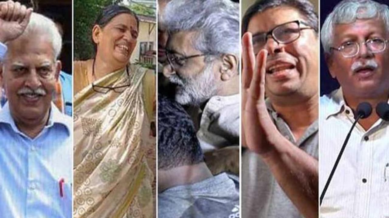 അറസ്റ്റ് ചെയ്ത 5 പൗരവകാശ പ്രവർത്തകരുടെ വീട്ടുതടങ്കൽ 4 ആഴ്ചത്തേക്ക് കൂടി തുടരാൻ ഉത്തരവ് അറസ്റ്റ് ചെയ്ത 5 പൗരവകാശ പ്രവർത്തകരുടെ വീട്ടുതടങ്കൽ 4 ആഴ്ചത്തേക്ക് കൂടി തുടരാൻ ഉത്തരവ്