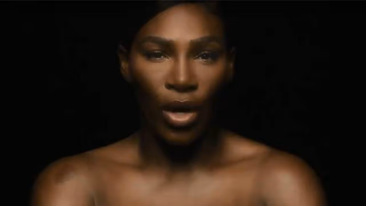 Serena Williams goes topless to sing breast cancer awareness anthem I Touch Myself Serena Williams goes topless to sing breast cancer awareness anthem I Touch Myself
