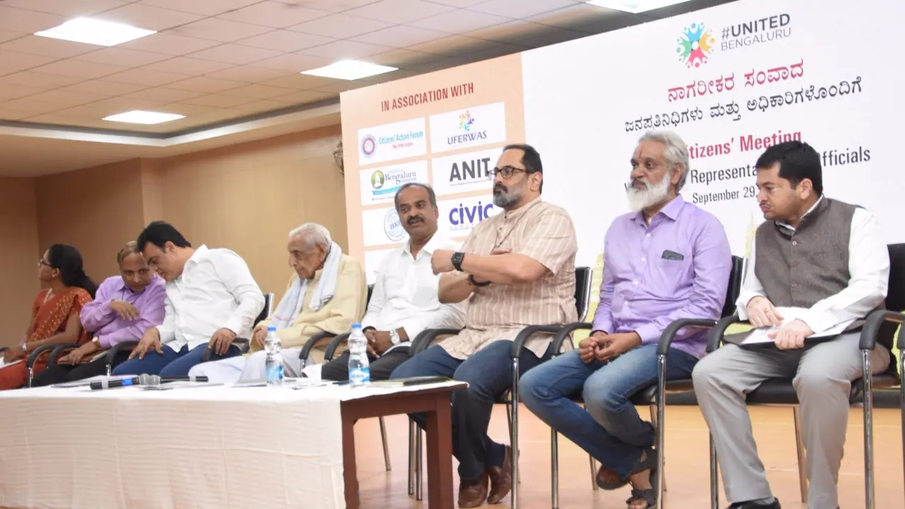 Residents meet to discuss protecting, reclaiming Bengaluru; DyCM,MLA give it a miss Residents meet to discuss protecting, reclaiming Bengaluru; DyCM,MLA give it a miss