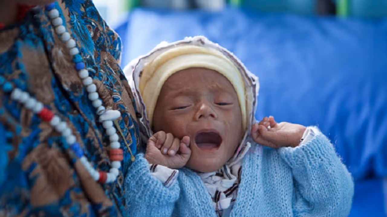 Telangana: Mom writes exam inside, cop takes care of crying infant outside; picture goes viral