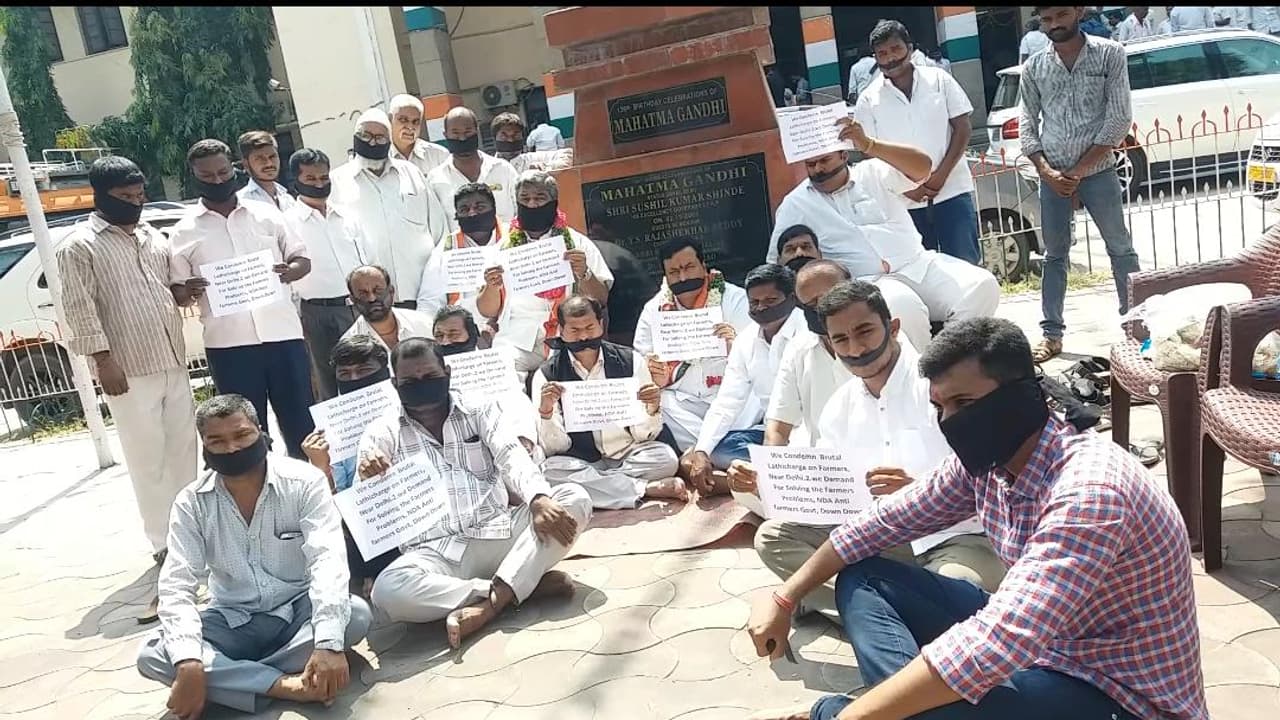 గాంధీ భవన్ లో పొంగులేటి సుధాకర్ మౌన దీక్ష...