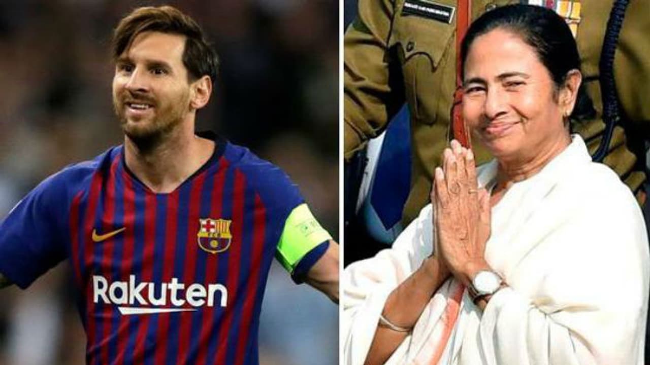 മമതാ ബാനര്ജിക്ക് മെസിയുടെ വക സമ്മാനം മമതാ ബാനര്ജിക്ക് മെസിയുടെ വക സമ്മാനം