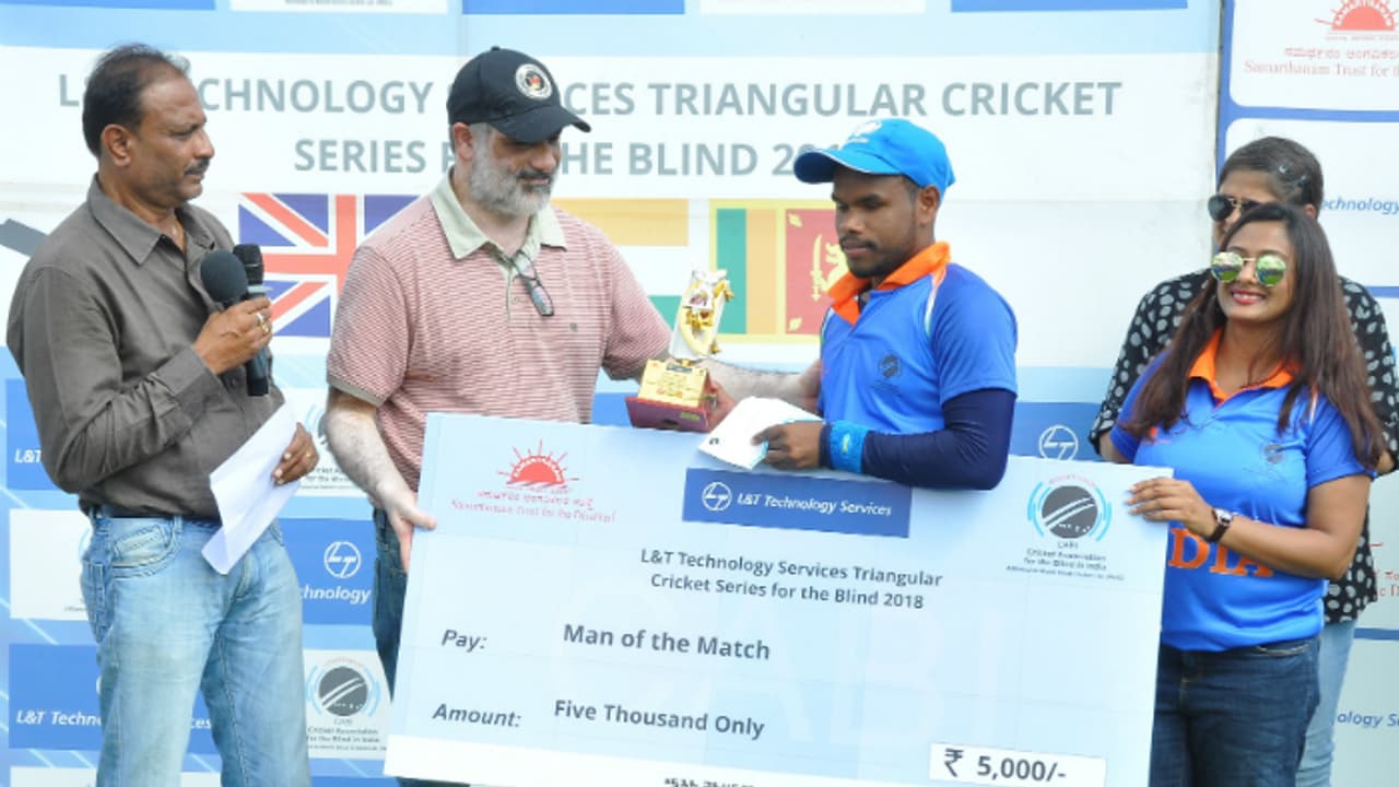 Blind cricket tri series in Bengaluru: Pankaj Bhue scores ton as India thrash England for second win Blind cricket tri series in Bengaluru: Pankaj Bhue scores ton as India thrash England for second win