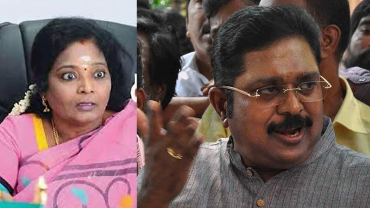 ஆமாம்... தமிழிசைனா யாரு? நான் பார்த்ததே இல்லை... பகீர் கிளப்பிய தினகரன்! ஆமாம்... தமிழிசைனா யாரு? நான் பார்த்ததே இல்லை... பகீர் கிளப்பிய தினகரன்!