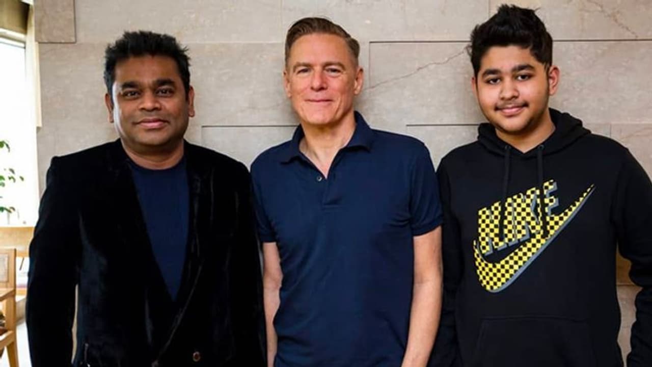 Bryan Adams meets AR Rahman, his son after Mumbai concert (In Pics)