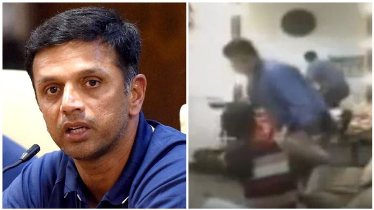 ஓட்டம் பிடித்த கிரிக்கெட் வீரர் டிராவிட்..! தொகுப்பாளினி நெருங்கி வந்த அதிர்ச்சி வீடியோ..! ஓட்டம் பிடித்த கிரிக்கெட் வீரர் டிராவிட்..! தொகுப்பாளினி நெருங்கி வந்த அதிர்ச்சி வீடியோ..!