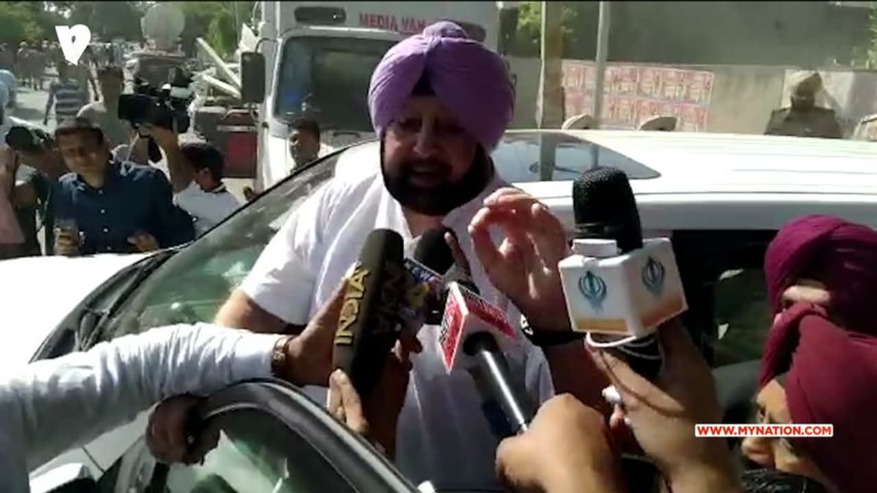 आधे मिनट में घटनास्थल का दौरा कर लौटे अमरिंदर