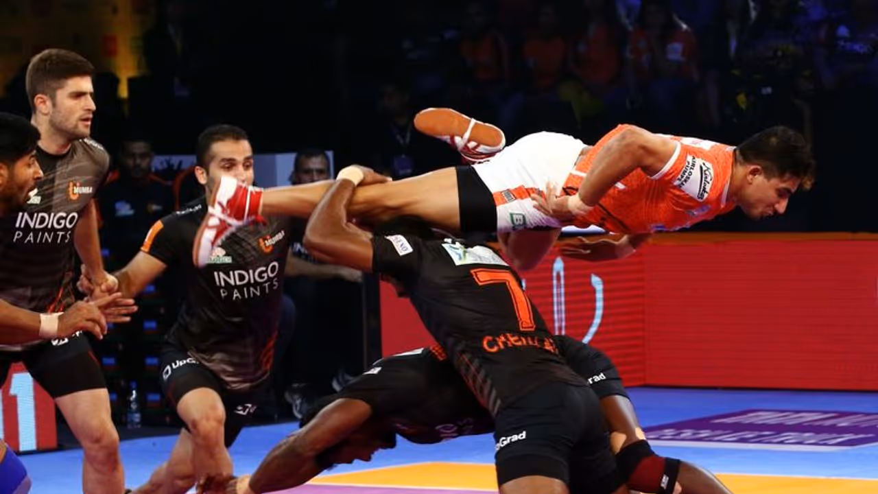 ಪ್ರೊ ಕಬಡ್ಡಿ 2018: ಮಹಾರಾಷ್ಟ್ರ ಡರ್ಬಿಯಲ್ಲಿ ಪುಣೇರಿ ಪಲ್ಟಾನ್ಗೆ ಗೆಲುವು ಪ್ರೊ ಕಬಡ್ಡಿ 2018: ಮಹಾರಾಷ್ಟ್ರ ಡರ್ಬಿಯಲ್ಲಿ ಪುಣೇರಿ ಪಲ್ಟಾನ್ಗೆ ಗೆಲುವು