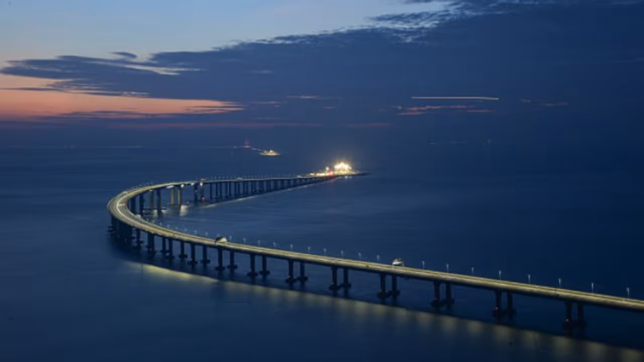 China opens world’s longest sea crossing after 9 years of construction