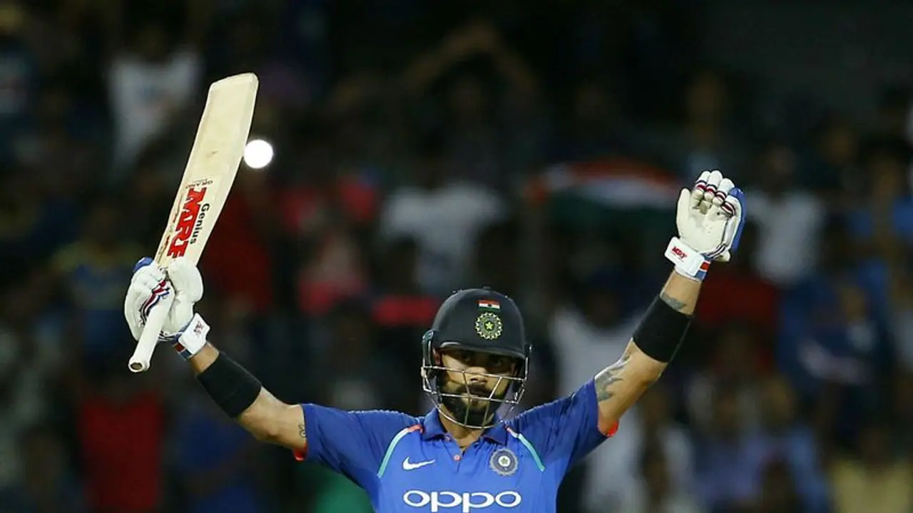 ಕೊಹ್ಲಿ ಆಮೋಘ ಶತಕ: ಸವಾಲಿನ ಮೊತ್ತ ಕಲೆಹಾಕಿದ ಟೀಂ ಇಂಡಿಯಾ ಕೊಹ್ಲಿ ಆಮೋಘ ಶತಕ: ಸವಾಲಿನ ಮೊತ್ತ ಕಲೆಹಾಕಿದ ಟೀಂ ಇಂಡಿಯಾ