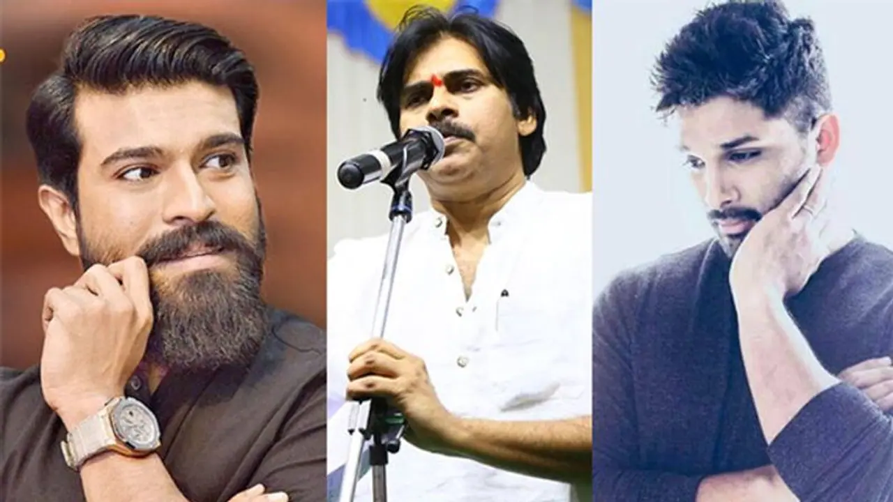 పవన్ కళ్యాణ్.. చరణ్ ని పాలిటిక్స్ లోకి లాగుతున్నాడా..? పవన్ కళ్యాణ్.. చరణ్ ని పాలిటిక్స్ లోకి లాగుతున్నాడా..?