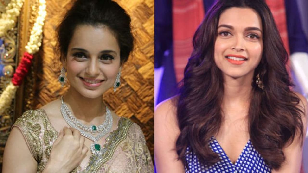 தீபிகா படுகோனை பின்னுக்குத் தள்ளிய கங்கனா ரனாவத்...! தீபிகா படுகோனை பின்னுக்குத் தள்ளிய கங்கனா ரனாவத்...!