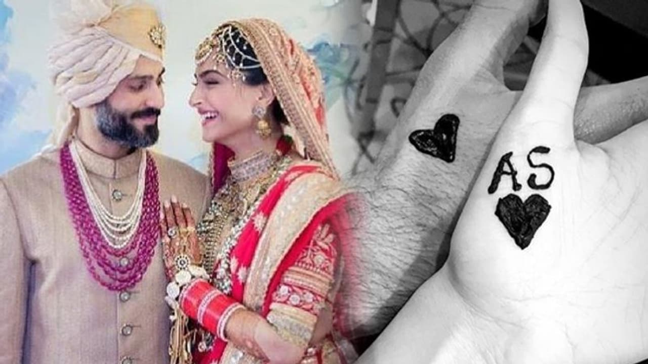 Sonam Kapoor, Anand Ahuja celebrate their first Karwa Chauth with henna