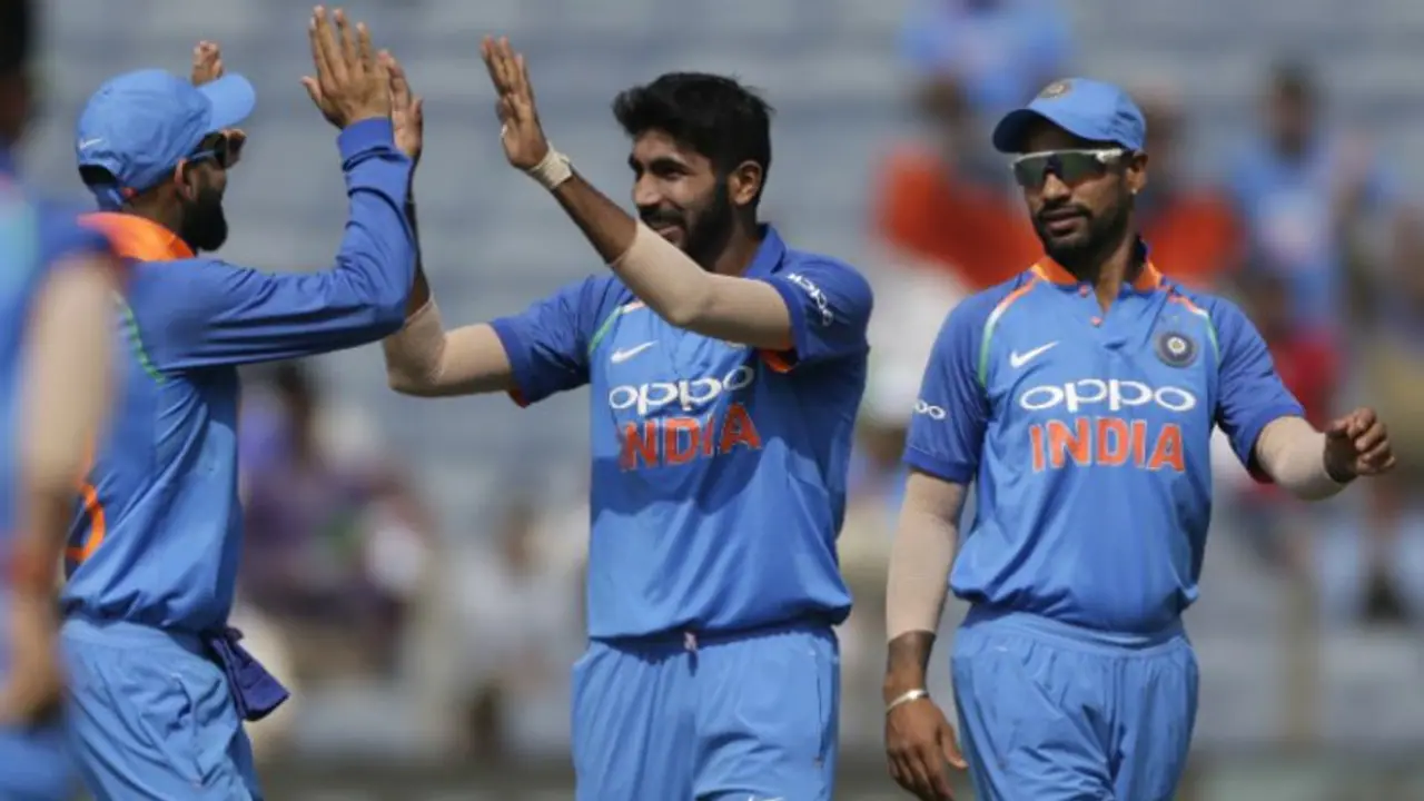India vs West Indies, 3rd ODI: Jasprit Bumrah takes four but Shai Hope helps visitors post 283/9