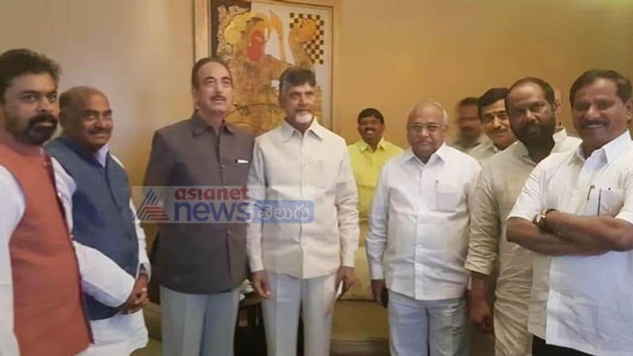 ఆజాద్‌తో చంద్రబాబు భేటీ..3.30కి రాహుల్‌తో సమావేశం