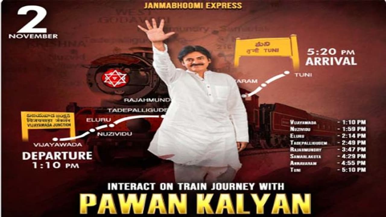 సామాన్యుడితో పవన్ రైలు యాత్ర సామాన్యుడితో పవన్ రైలు యాత్ర