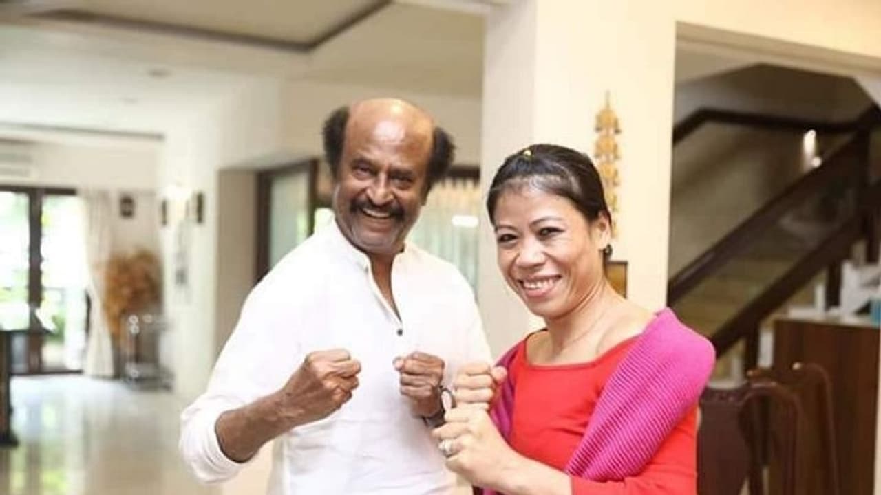 Mary Kom, India's boxing star meets Rajinikanth ahead of 2.0 trailer release