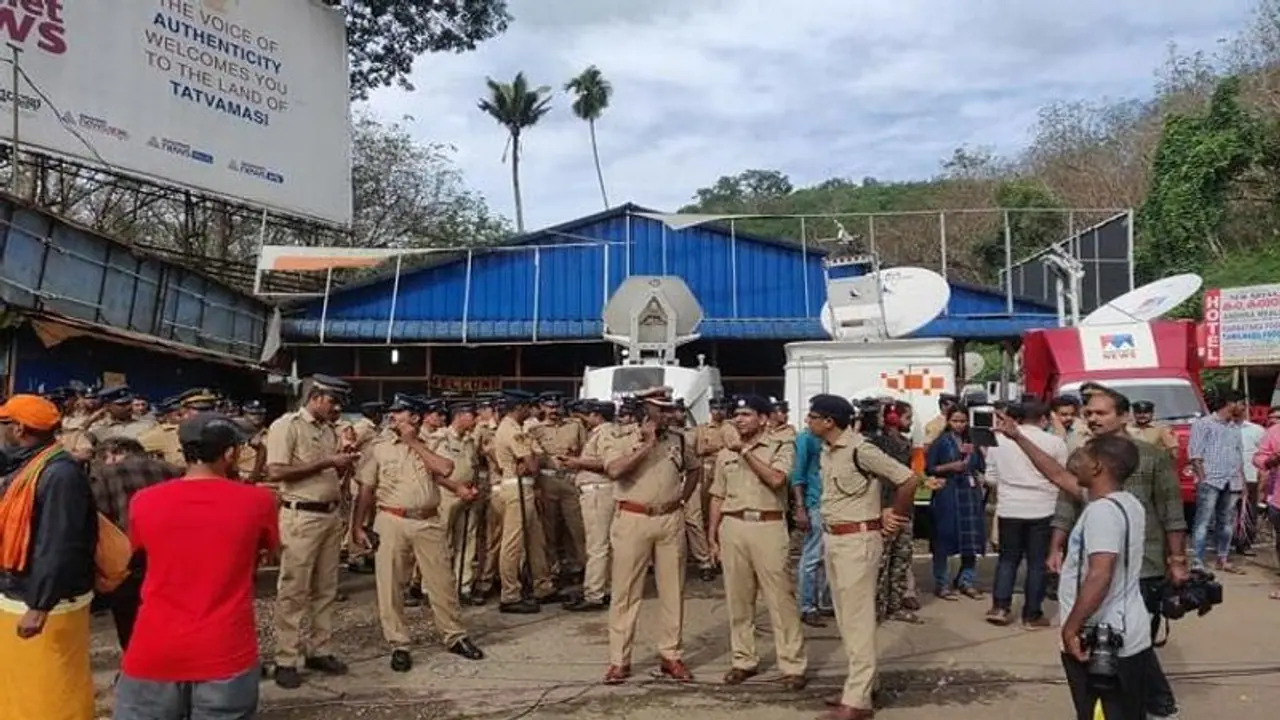 सबरीमाला: झड़प की आशंका, छावनी में तब्दील हुआ मंदिर