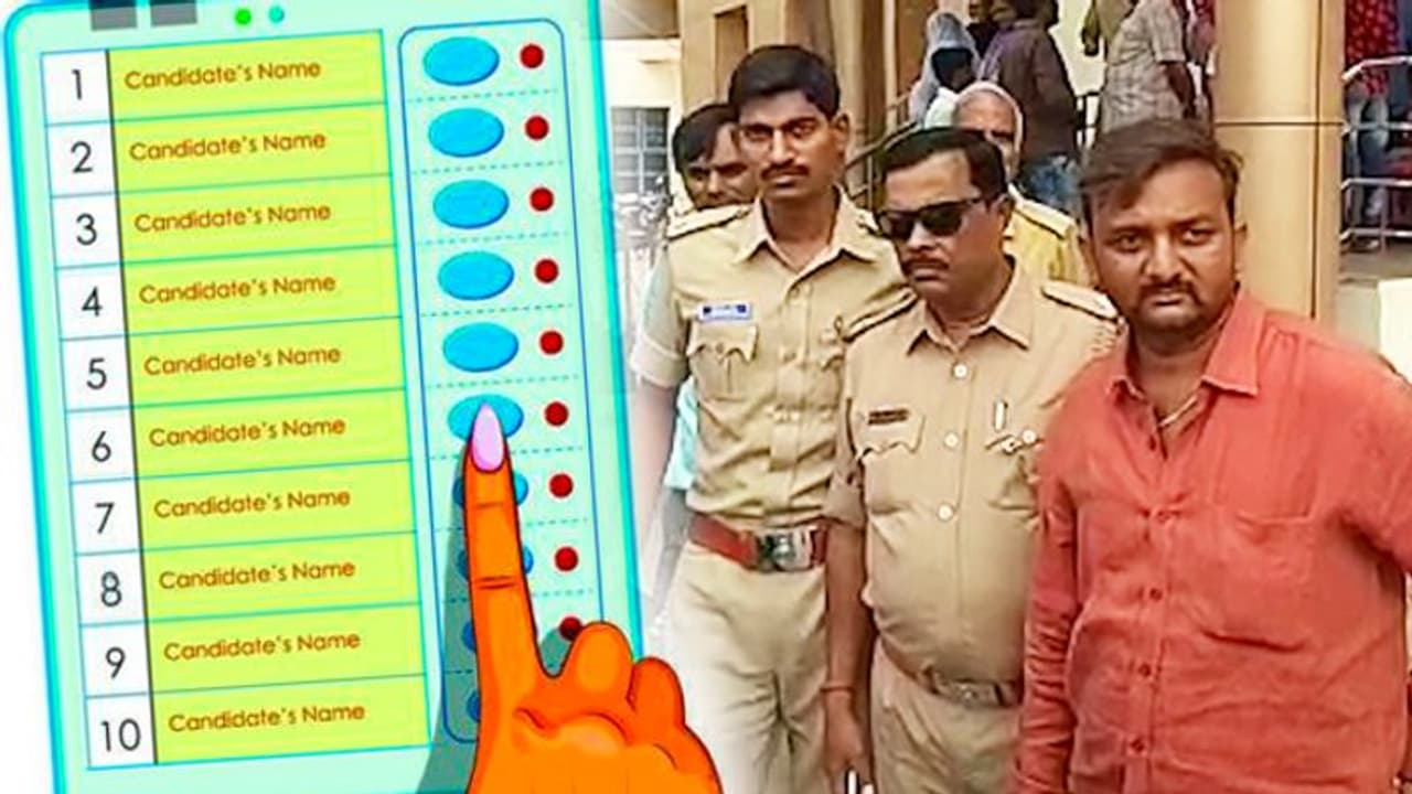 Karnataka by election: Ballari Congress candidate VS Ugrappa's supporter shares selfie while casting vote, gets arrested