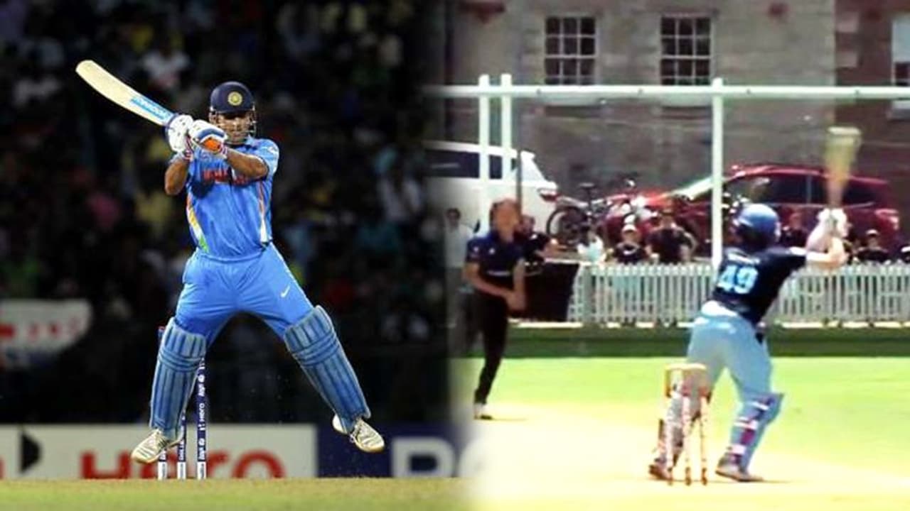 Steve Smith aces MS Dhoni signature helicopter shot to perfection Steve Smith aces MS Dhoni signature helicopter shot to perfection