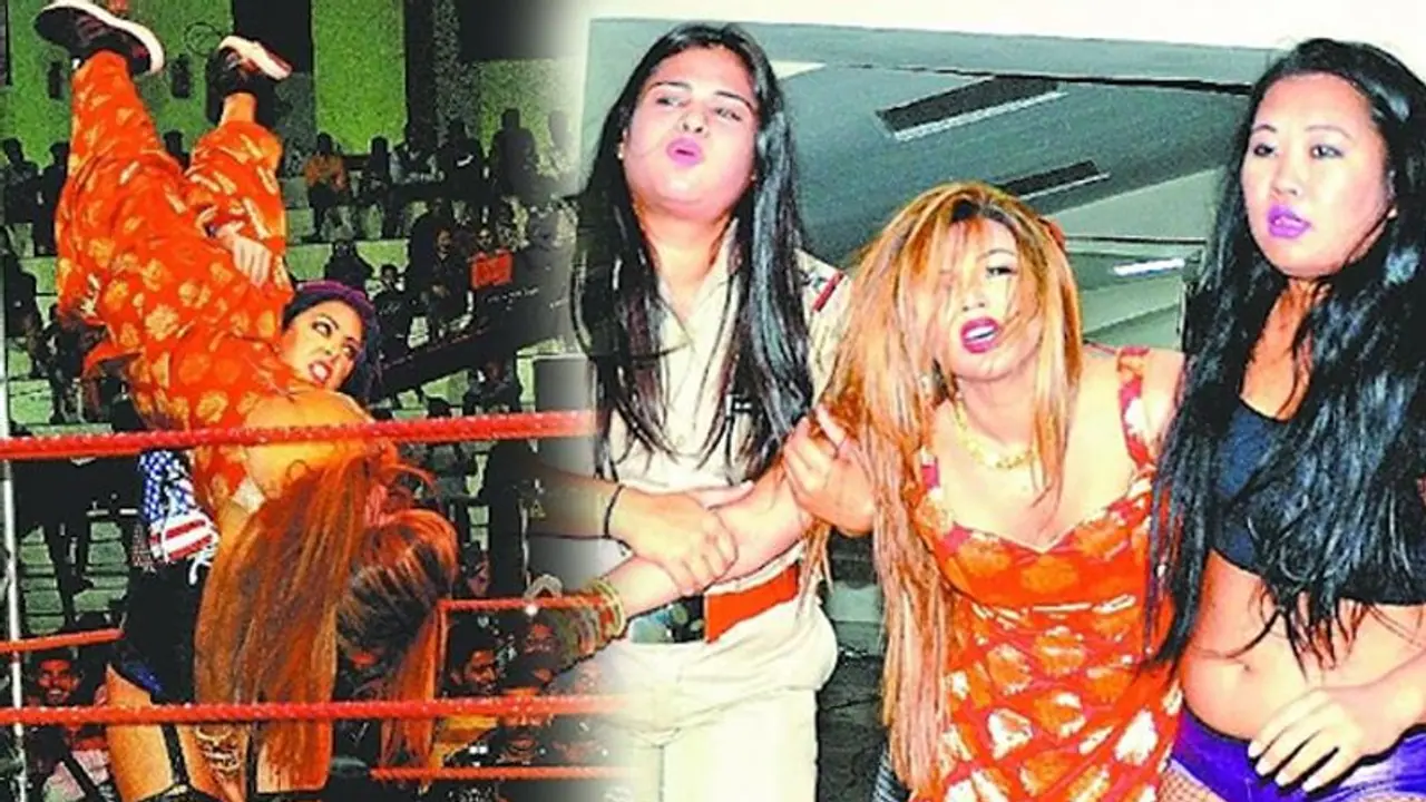 Rakhi Sawant knocked down by wrestler at Great Khali show; blames Tanushree Dutta for her injuries