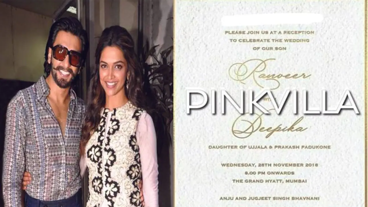 ದೀಪಿಕಾ ರಣವೀರ್ ಆರತಕ್ಷತೆಗೆ ಸಾಕ್ಷಿಯಾಗಲಿದೆ ಮುಂಬೈ