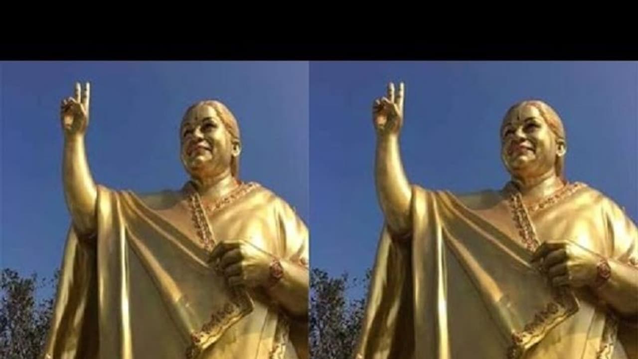 ಶಶಿ ಹೋಲುತ್ತಿದ್ದ ಜಯಲಲಿತಾ ಪ್ರತಿಮೆ ಬದಲು ಶಶಿ ಹೋಲುತ್ತಿದ್ದ ಜಯಲಲಿತಾ ಪ್ರತಿಮೆ ಬದಲು