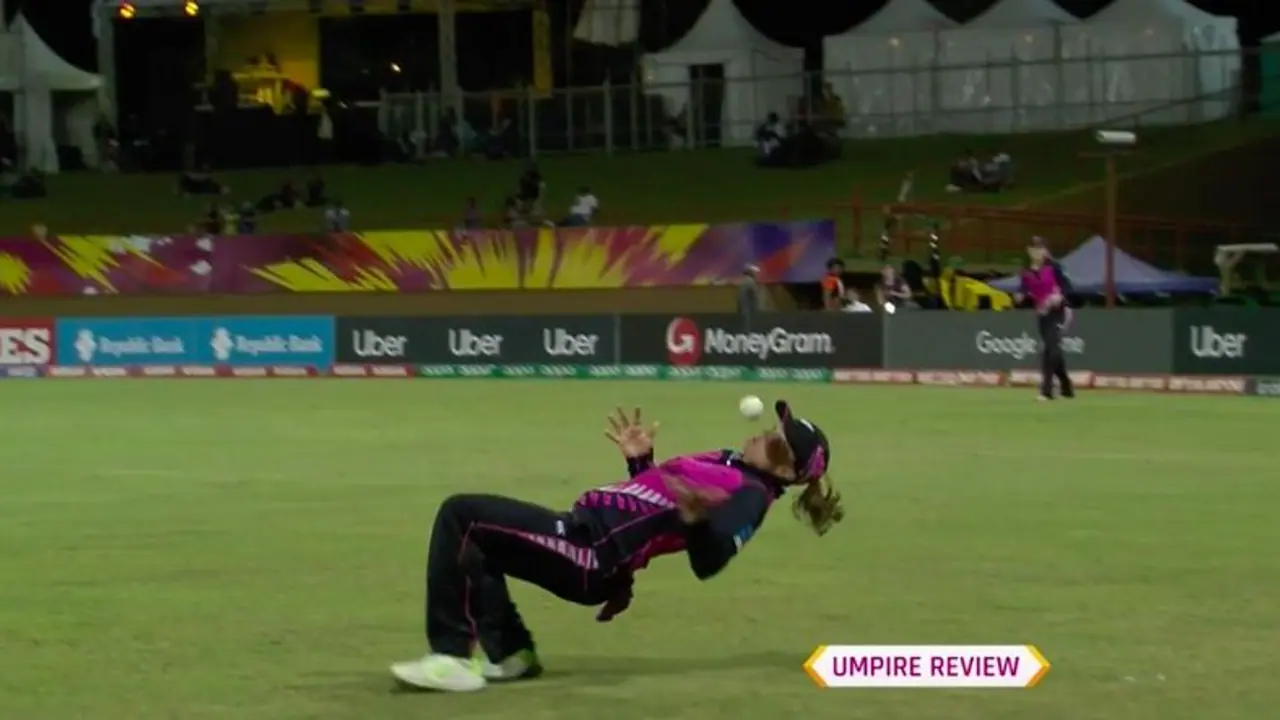 Watch: Suzie Bates’ perfect juggling catch to dismiss Ashleigh Gardner at Women’s World T20