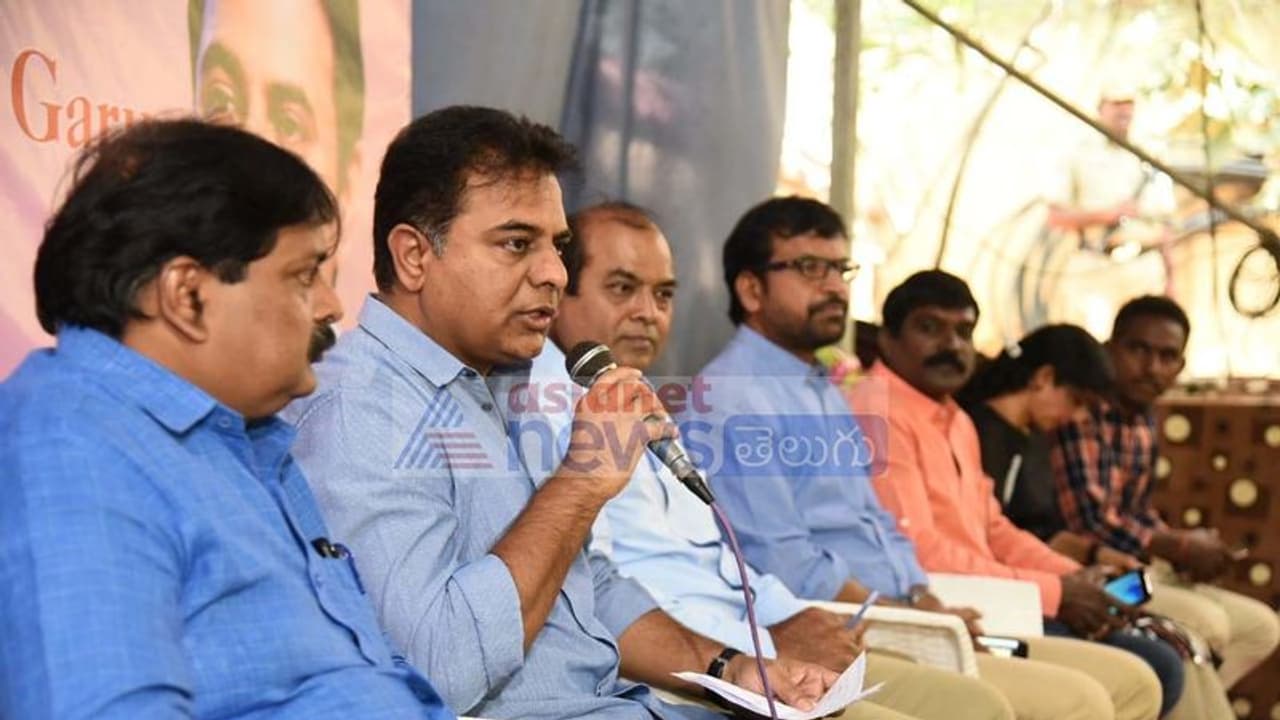 హైదరాబాద్పై బాబు కామెంట్స్కు కేటీఆర్ కౌంటర్ హైదరాబాద్పై బాబు కామెంట్స్కు కేటీఆర్ కౌంటర్