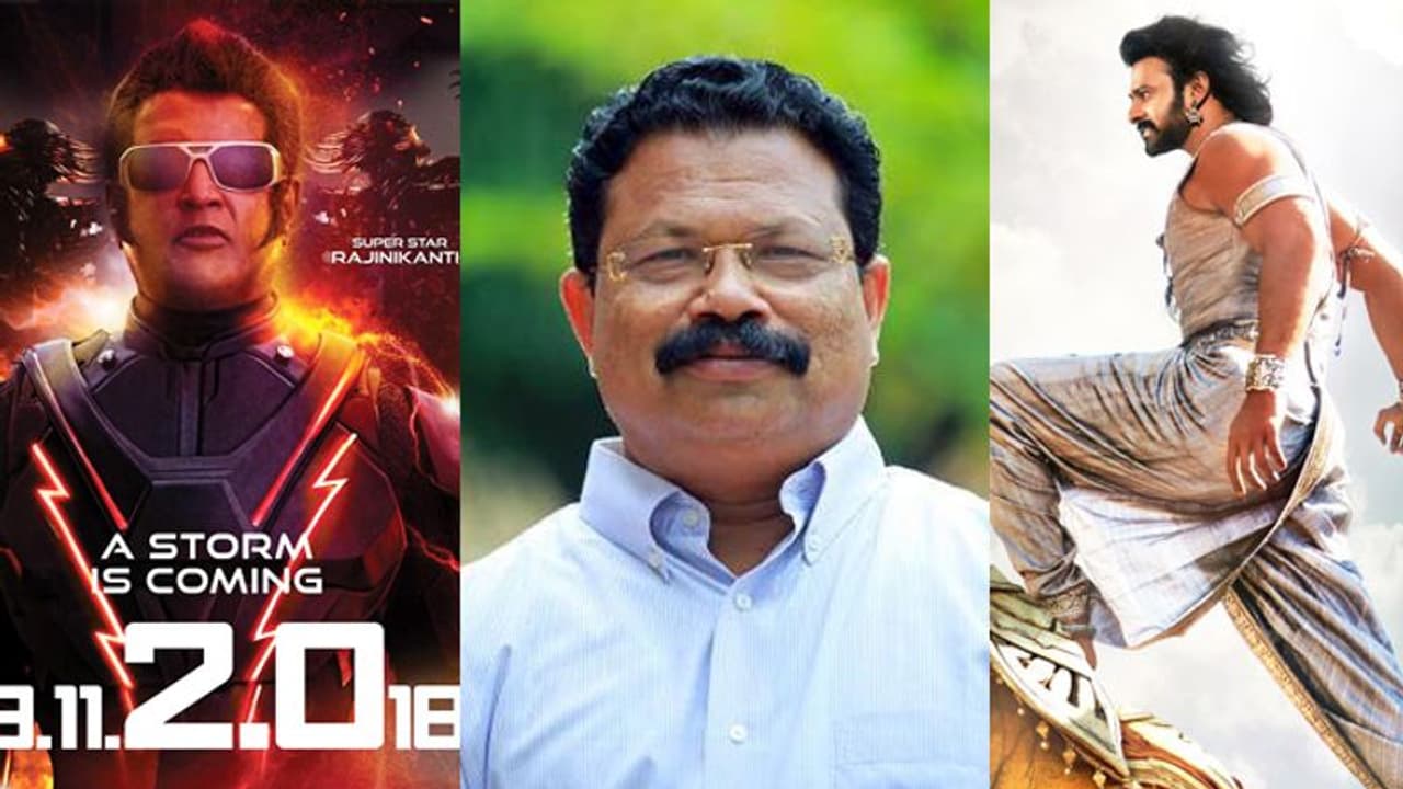 കേരള റൈറ്റ്സില് ബാഹുബലി 2നെയും മറികടന്ന് 2.0; മുളകുപാടം ഫിലിംസ് മുടക്കിയ തുക കേരള റൈറ്റ്സില് ബാഹുബലി 2നെയും മറികടന്ന് 2.0; മുളകുപാടം ഫിലിംസ് മുടക്കിയ തുക