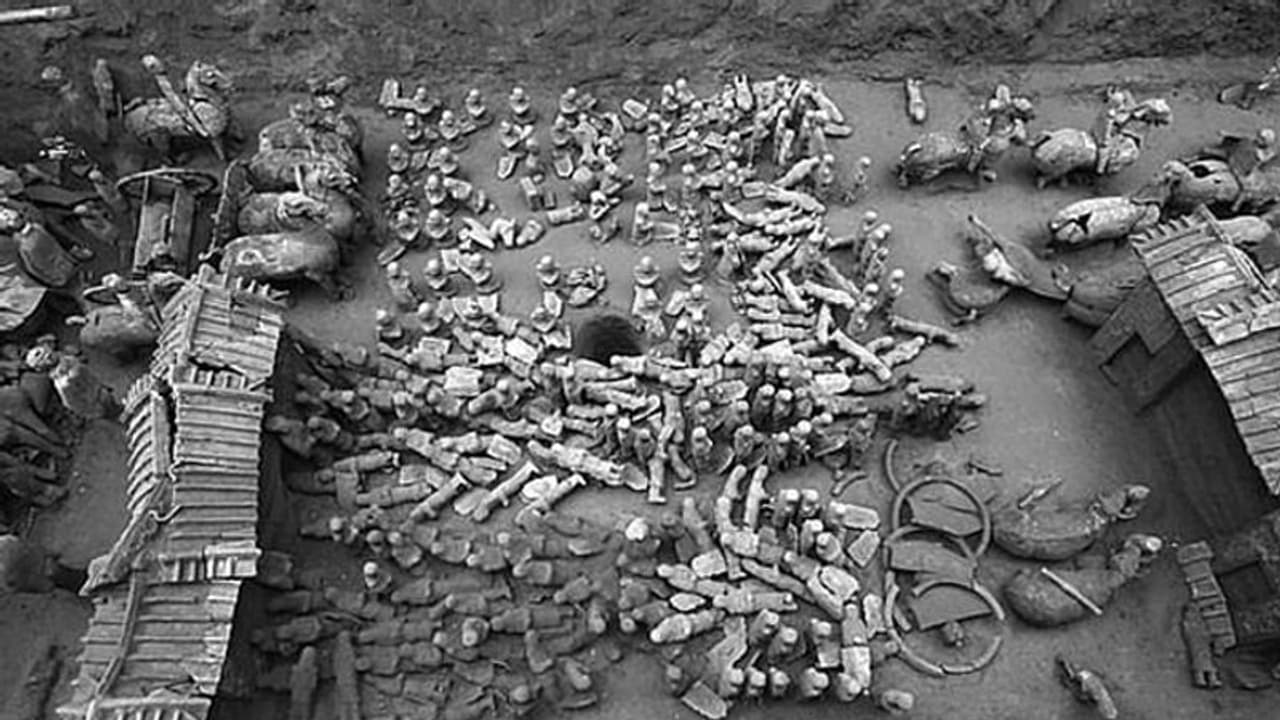 മണ്ണില് കുഴിച്ചിട്ട നിലയില് സൈനികരും കുതിരകളും! മണ്ണില് കുഴിച്ചിട്ട നിലയില് സൈനികരും കുതിരകളും!