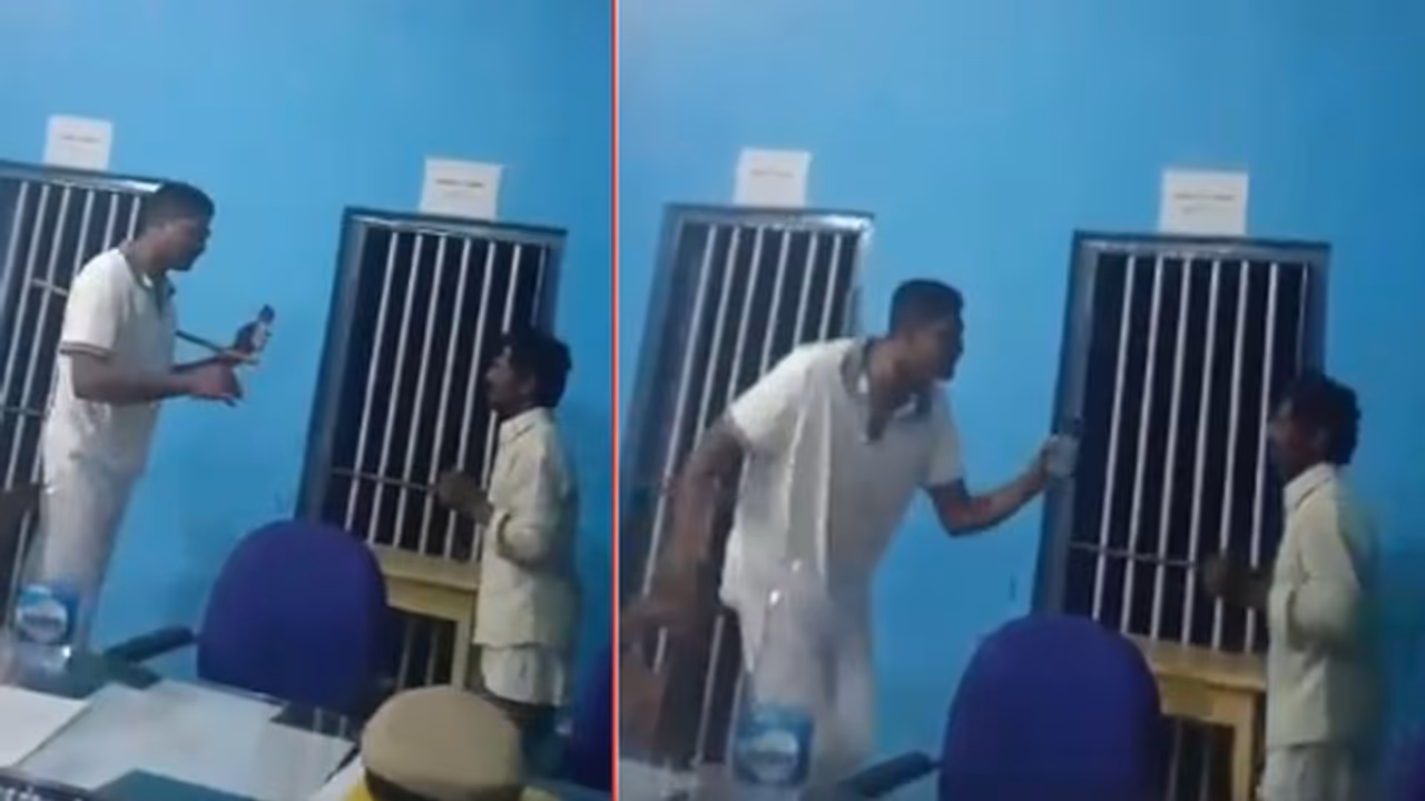 ಆರೋಪಿ ಎದುರು ಕುಣಿದ ಪಿಎಸ್‌ಐ ಸಸ್ಪೆಂಡ್