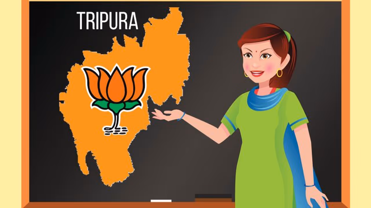 Tripura school asks students to write a note on BJP; left cries 'saffronisation'