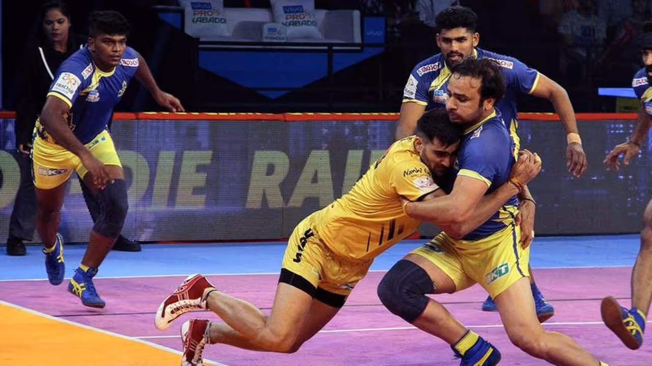 ತಮಿಳ್ ತಲೈವಾಸ್ಗೆ ತಲೆಬಾಗಿದ ತೆಲುಗು ಟೈಟಾನ್ಸ್ ತಮಿಳ್ ತಲೈವಾಸ್ಗೆ ತಲೆಬಾಗಿದ ತೆಲುಗು ಟೈಟಾನ್ಸ್