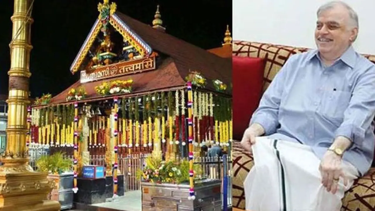 Kerala governor to visit Sabarimala temple as ‘Kanni Swamy’ in December